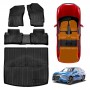 3D Floor Mats Boot Liner for Mitsubishi Eclipse Cross 2021-2025 All Weather Heavy Duty Cargo Car Trunk Luggage Tray