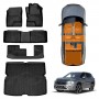 3D Floor Mats Boot Liner for Mitsubishi Outlander ZM Series PHEV 7 Seater 2021-2025 All Weather Heavy Duty Cargo Car Trunk Luggage Tray
