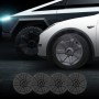 Tesla Model Y 2022-2025 Wheel Protector Cover Caps 19 Inch Rim Hubcap Hub Cap Cybertruck Style Matt Black (Set of 4)