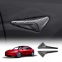Side Camera Indicator Protection Cover For Tesla Model 3 Highland 2023-2025 Carbon Fibre Style Trim Decoration Modification Accessories