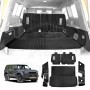 Boot Liner Kick Mats for Toyota Prado 250 Series 5-Seater 2024-Onwards All Weather Heavy Duty Cargo Car Seat Side Trunk Protector