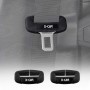 Seatbelt Buckle Silicone Protective Covers for Car Seat Belt Protector Universal Anti-Scratch Interior Accessories Small Size Set of 2
