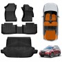 3D Floor Mats Boot Liner Set for Subaru Forester 2012-2018 All Weather Heavy Duty Cargo Car Trunk Luggage Tray