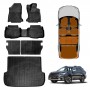 3D Floor Mats Boot Liner Set for Subaru Outback 2020-Onwards All Weather Heavy Duty Cargo Kick Mats Back Seat Protector Cover