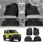 3D Floor Mats for Suzuki Jimny 3-Door Auto Transmission 2018-2025 Heavy Duty All Weather Car Mats Carpet Liner Set