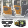 Door Protector Cover Panel Set for Suzuki Jimny XL 5-Door 2023-Onwards Front & Rear Protective Anti-Kick Pad Interior Accessories