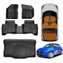 3D Floor Mats Boot Liner for Suzuki Swift 4th Gen 2024-2025 All Weather Heavy Duty Cargo Car Trunk Luggage Tray