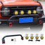 Front Nudge Bar with 4x LED Pod Spotlight for GWM Tank 300 2023-2025 Off-Road Bullbar Front Bumper Driving light