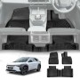3D Floor Mats for Toyota bZ4X Auto 2WD 2023-Onwards Heavy Duty All Weather Car Waterproof Interior Protection Liner Set