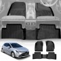 3D Floor Mats for Toyota Corolla Hatchback 2018-2025 Heavy Duty All Weather Car Mats Carpet Liner Set