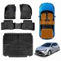 3D Floor Mats Boot Liner for Toyota Corolla Hatchback 2018-2025 All Weather Heavy Duty Cargo Car Trunk Luggage Tray