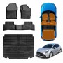 3D Floor Mats Boot Liner for Toyota Corolla Hatchback 2018-Onwards All Weather Heavy Duty Cargo Car Trunk Luggage Tray