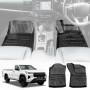 3D Front Floor Mats for Toyota Hilux Auto Single / Extra Cab 2026-Onwards All-Weather Heavy Duty Car Liners