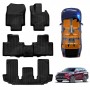 3D Floor Mats for Toyota Kluger 2021-2025 Heavy Duty All Weather Car Mats Carpet Liner Set