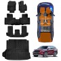 3D Floor Mats Boot Liner for Toyota Kluger 2021-2025 All Weather Heavy Duty Cargo Car Trunk Luggage Tray