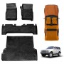 3D Floor Mats Boot Liner for Toyota Landcruiser 80 Series 1991-1998 All Weather Heavy Duty Cargo Car Trunk Luggage Tray