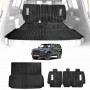Boot Liner Back Seat Protector for Toyota Prado 250 Series 5-Seater 2024-Onwards All Weather Heavy Duty Cargo Car Trunk Kick Mats