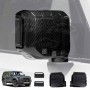 Rear View Mirror Trim Cover for Toyota Prado 250 Series 2024-Onwards Exterior Accessories Side Mirror Cap Carbon Fiber Style