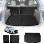 Boot Liner Kick Mats Set for Toyota Yaris Hatch 2020-Onwards All Weather Heavy Duty Cargo Car Trunk Back Seat Protector