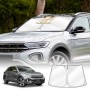 WindScreen Sun Shade for Volkswagen T-Roc 2020-2025 Blocks UV Rays Foldable Custom Wind Screen Sun Visor Protector