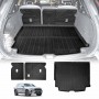 Boot Liners Kick Mats Set for Volvo XC60 XC 60 2017-Onwards All Weather Heavy Duty Cargo Car Trunk Back Seat Protector