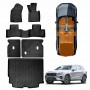 3D Floor Mats Boot Liner Set for Volvo XC60 XC 60 2017-Onwards All Weather Heavy Duty Cargo Kick Mats Back Seat Protector Cover